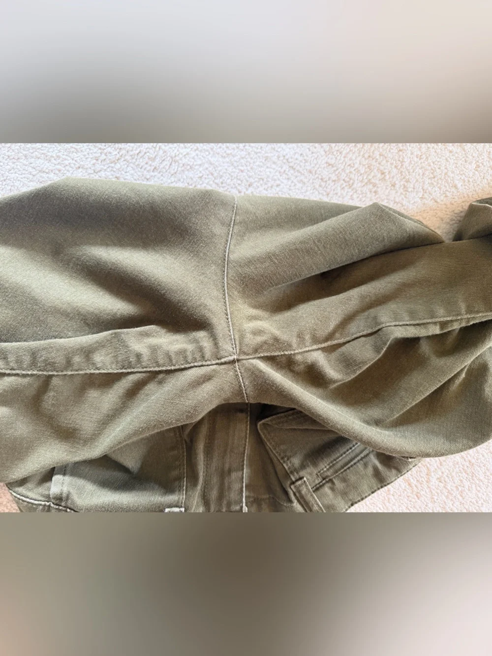 Sanctuary Standard Surplus Olive Utility Cargo Pants Size 28 Ankle